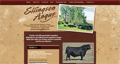 Desktop Screenshot of ellingsonangus.com