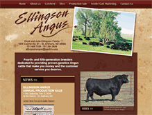 Tablet Screenshot of ellingsonangus.com